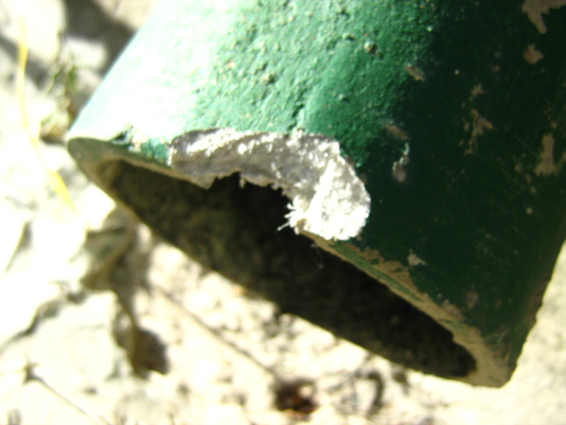 Asbestos Found in Protruding Water Pipe